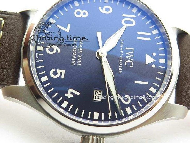 MIROTIME 0320 Mark XVIII Le Petit Prince IW327004 SS Mk Maker Best Edition Blue Dial On Brown Leather Strap A TimelessDesign 7296